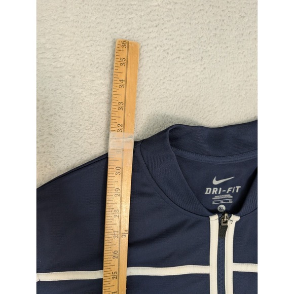 Michigan Wolverines Nike Windbreaker XL Men's Navy Full Zip Pockets Jacket - Picture 3 of 8